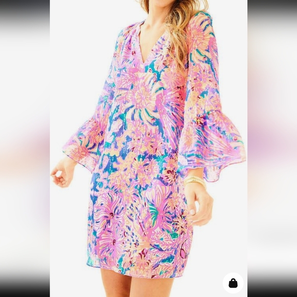 Lilly Pulitzer Matilda Silk Tunic Dress Sx.XS - Picture 3 of 9